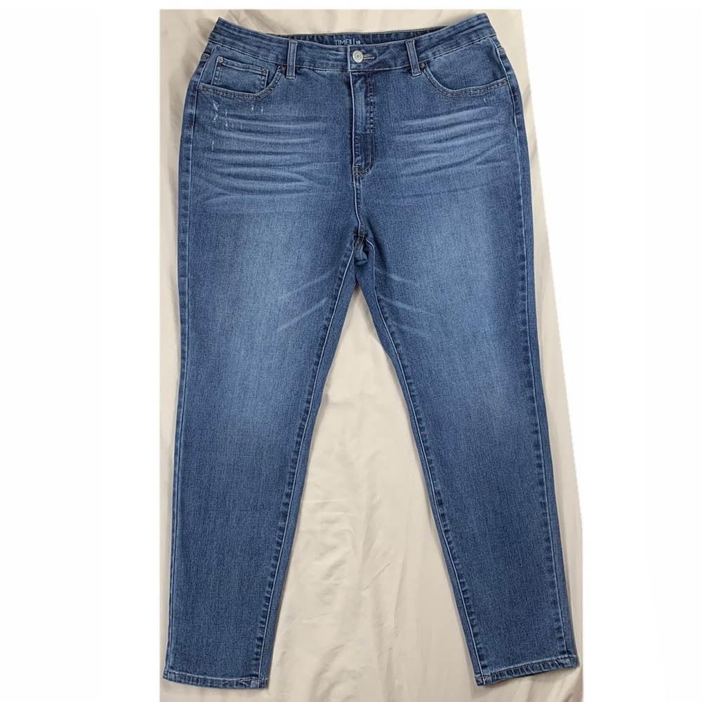 Time and Tru Sz 18 High Rise Skinny Jeans